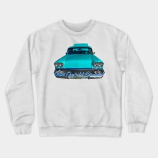 1958 Chevrolet Biscayne 2 Door Sedan Crewneck Sweatshirt